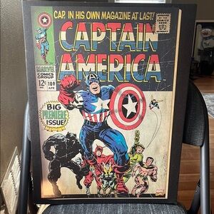 Marvel Retro Captain America Art Poster